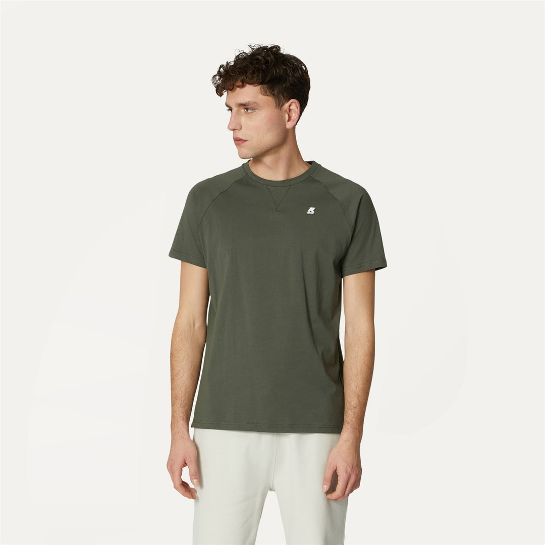 EDWING - T-ShirtsTop - T-Shirt - MAN - GREEN BLACKISH