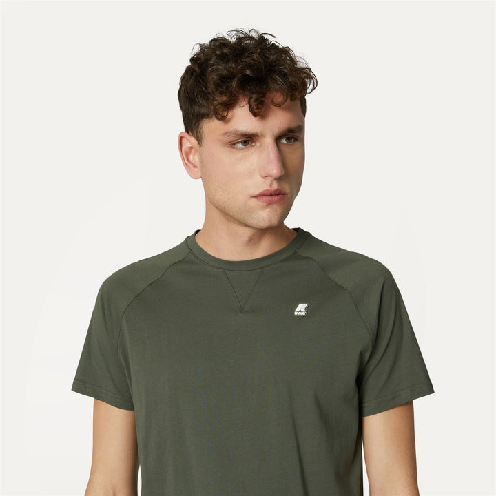 EDWING - T-ShirtsTop - T-Shirt - MAN - GREEN BLACKISH