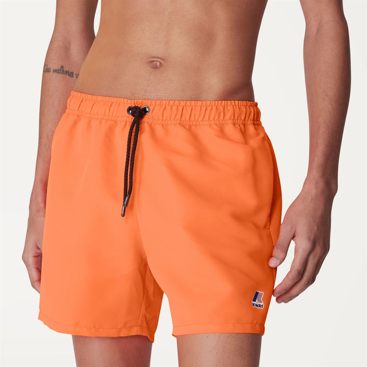 LE VRAI Olivier - Bathing Suits - Swimming Trunk - MAN - ORANGE LT