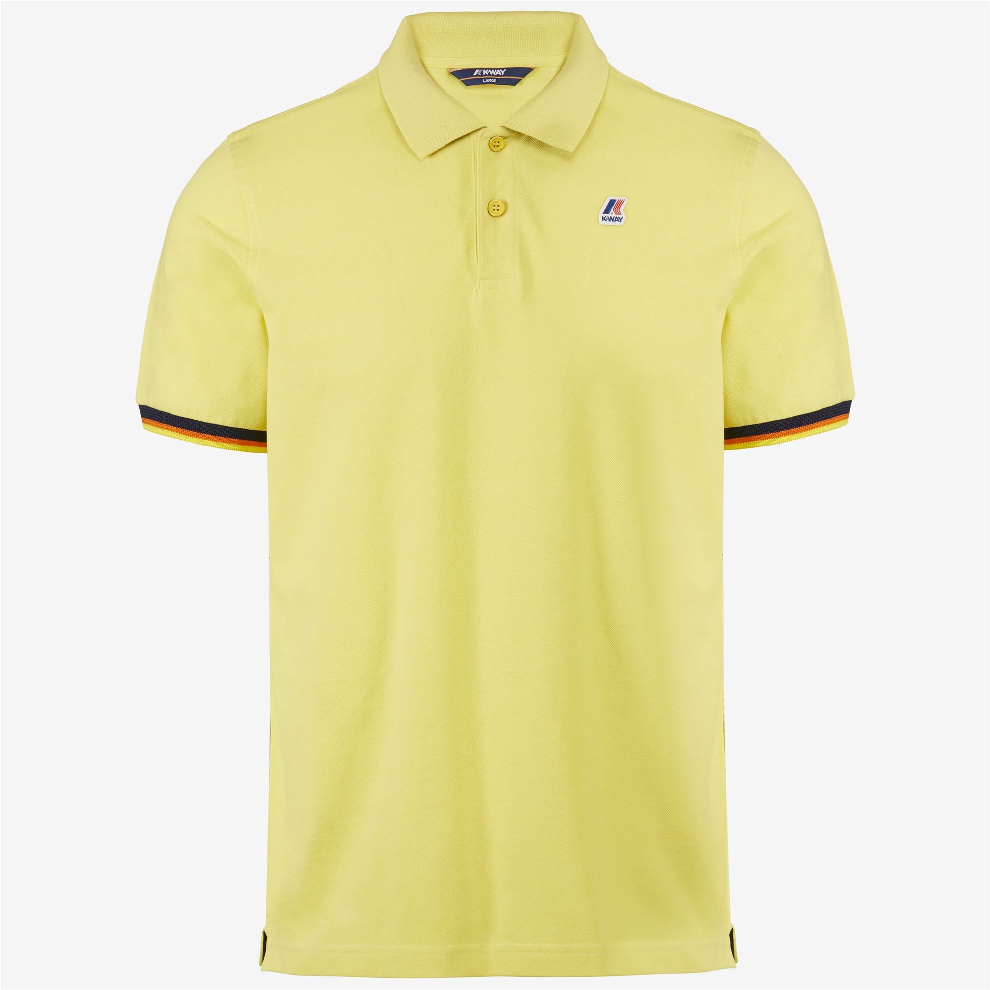 Polo Shirts_Man_VINCENT CONTRAST STRETCH_Polo_Yellow Sheen - Commercial 1