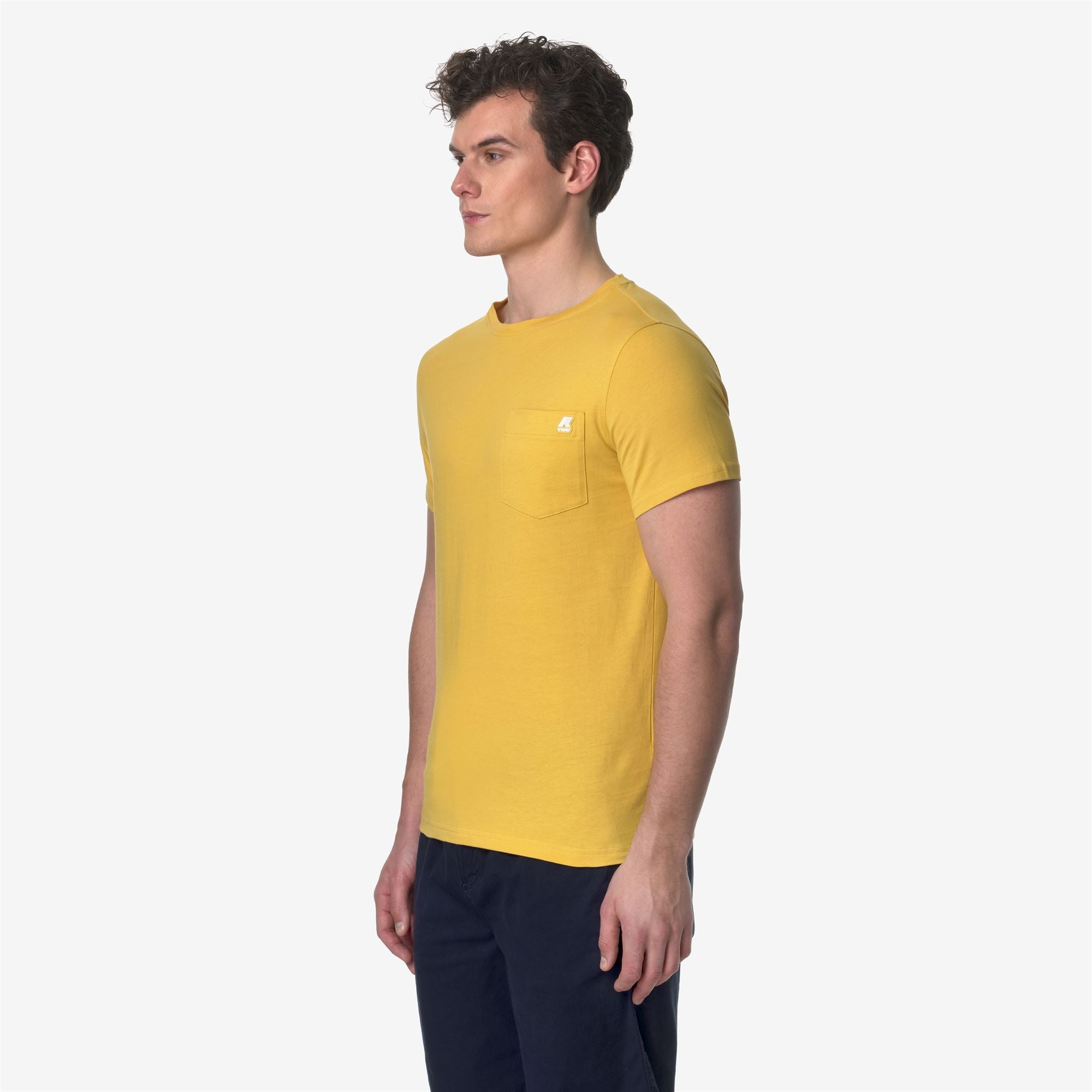 T-shirt Homme Sigur Jaune Mimosa | K-Way Officiel T-shirt Homme Sigur Jaune Mimosa | K-Way Officiel