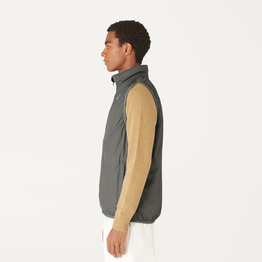 LE VRAI 3.0 ROULAND WARM - Jackets - Vest - UNISEX - GREEN BLACKISH