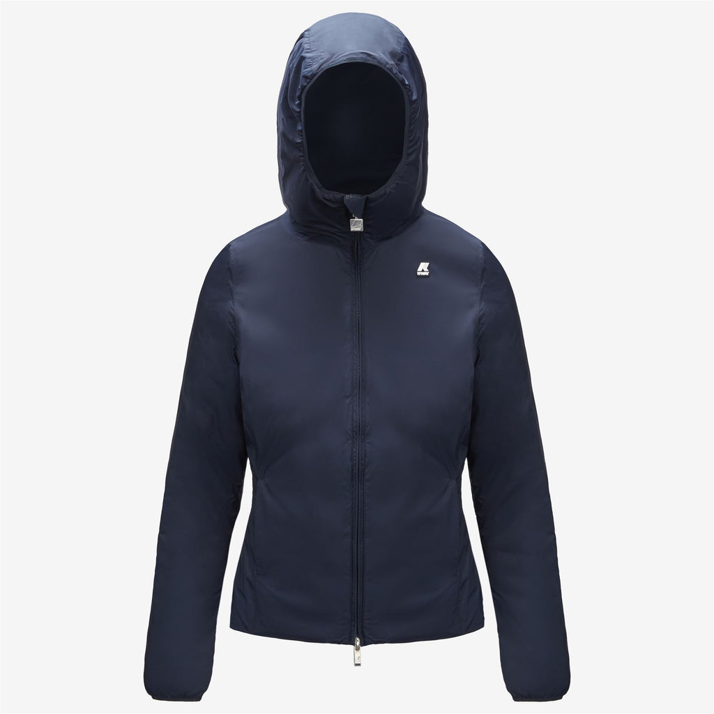 Jackets_Woman_LILY THERMO LIGHT DOUBLE_Short_Blue Depth - Commercial 1