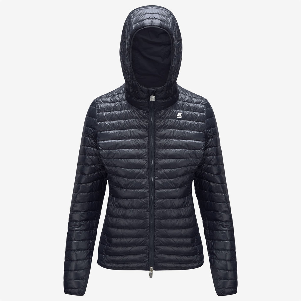 Jackets_Woman_LILY THERMO LIGHT DOUBLE_Short_Blue Depth - Commercial 2