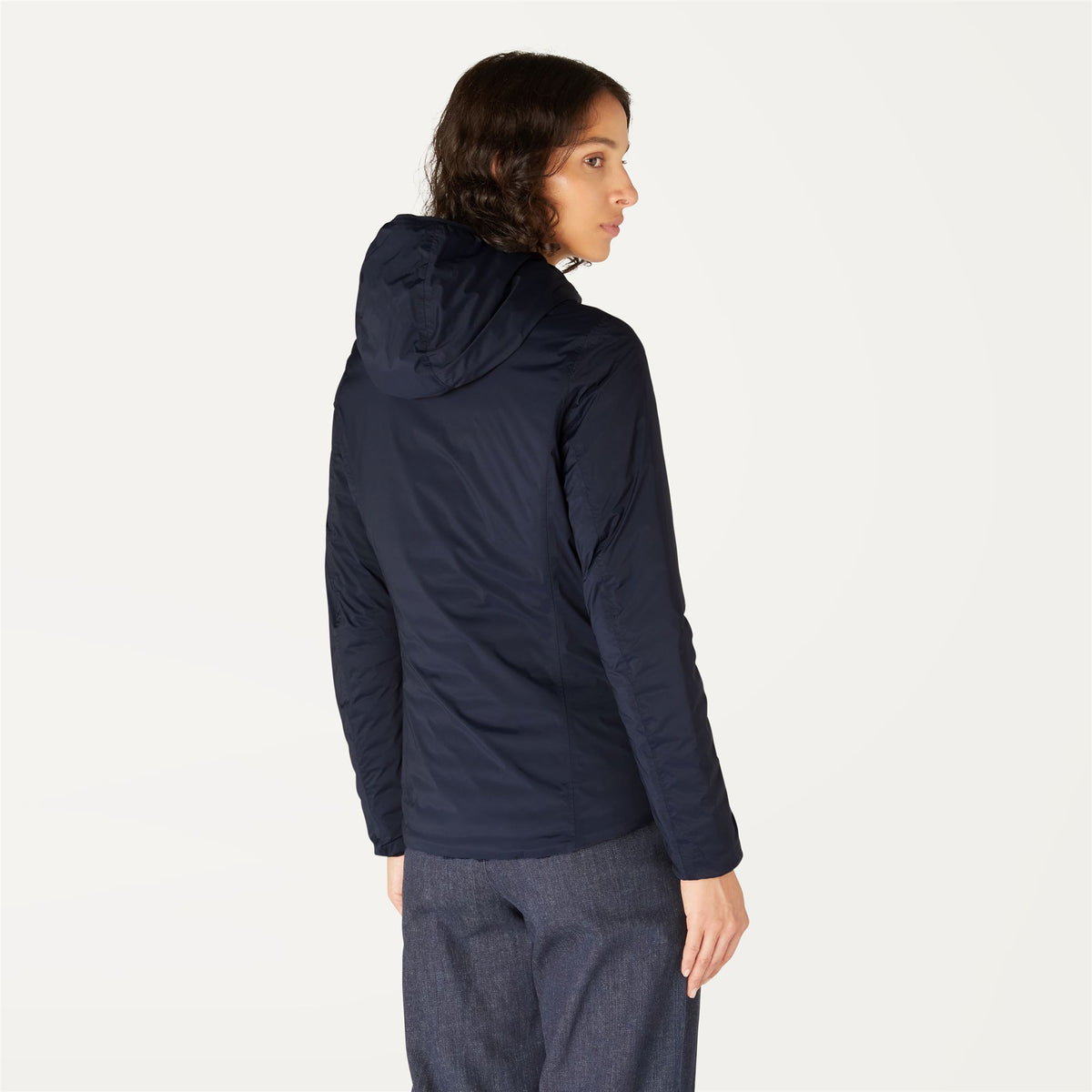 Jackets_Woman_LILY THERMO LIGHT DOUBLE_Short_Blue Depth - Commercial 6