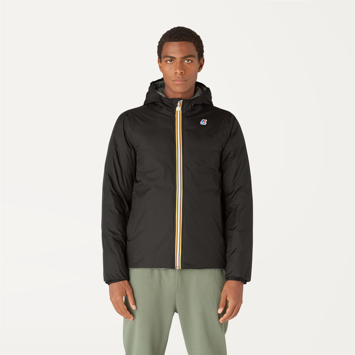 Jackets_MAN_JACQUES THERMO PLUS.2 DOUBLE_Short_Black Pure - GREEN BLACKISH - Commercial 4