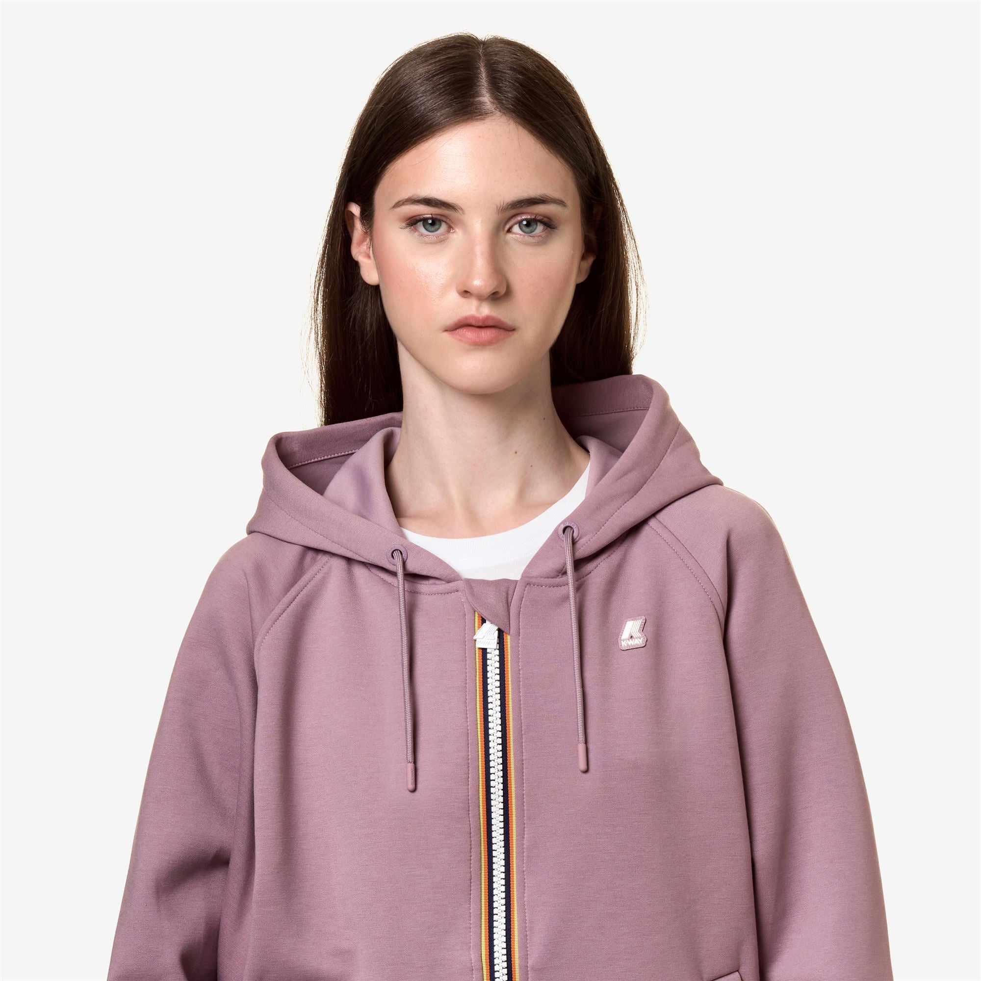 Fleece_Woman_LYDIE LIGHT SPACER_Jacket_Violet Dusty - Commercial 7