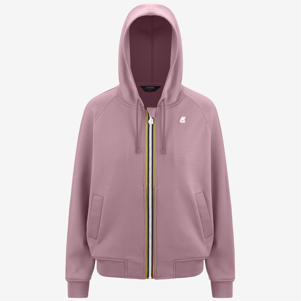 Fleece_Woman_LYDIE LIGHT SPACER_Jacket_Violet Dusty - Commercial 1
