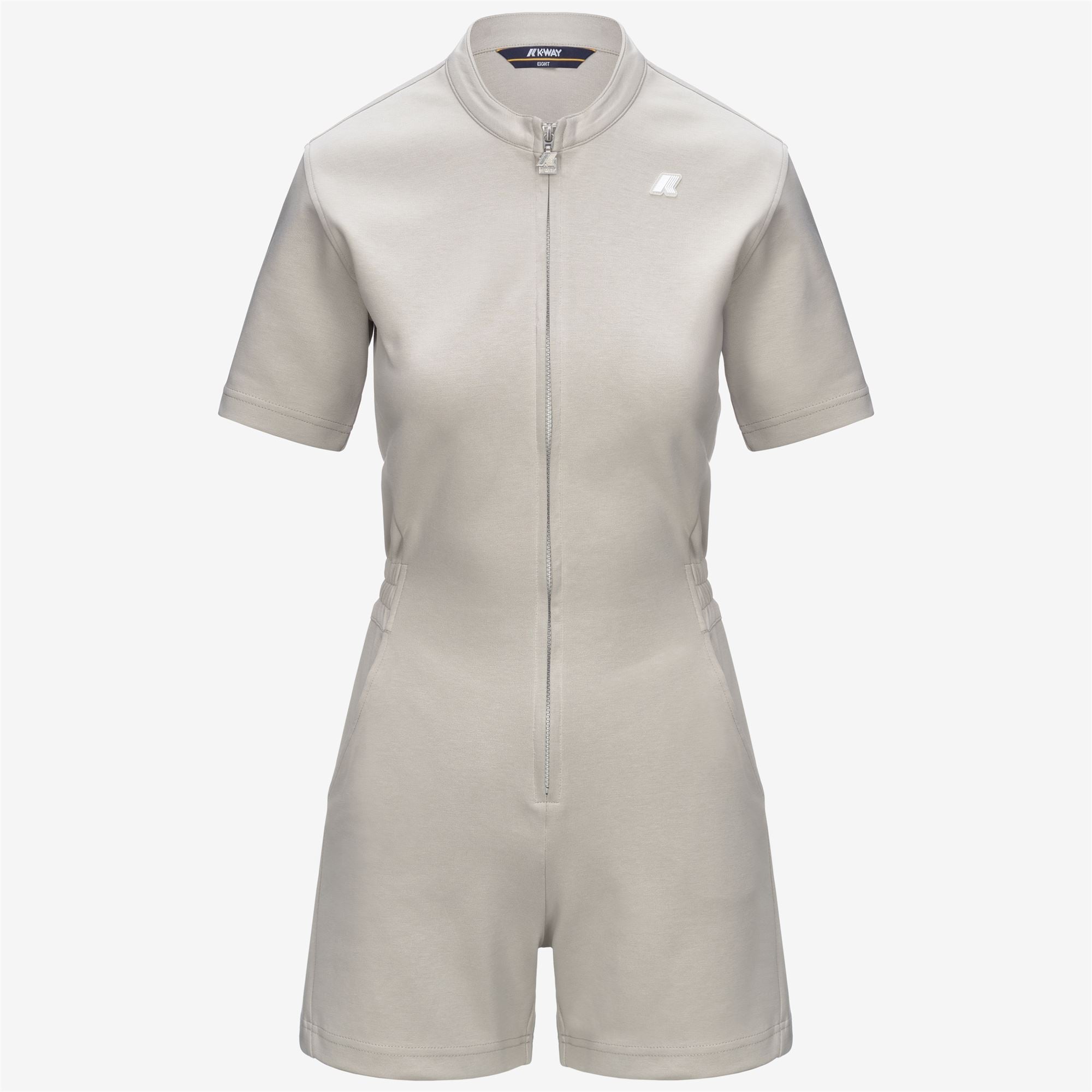 Sport Suits_WOMAN_ODET INTERLOCK_Tracksuit_BEIGE LT - Commercial 1