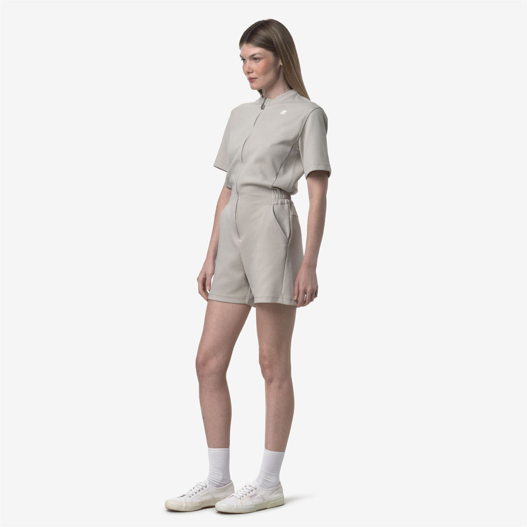 Sport Suits_WOMAN_ODET INTERLOCK_Tracksuit_BEIGE LT - Commercial 5