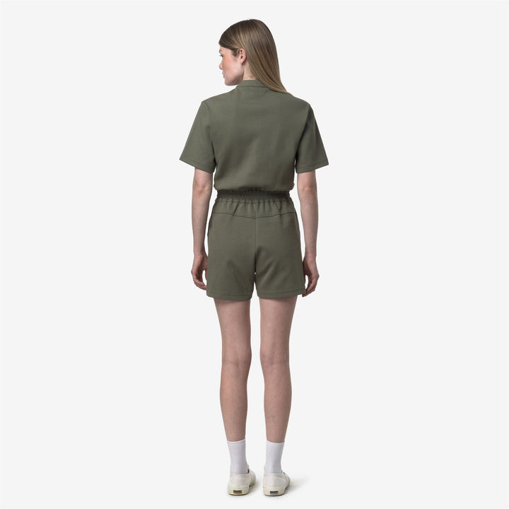 ODET INTERLOCK - Sport Suits - TRACKSUIT - WOMAN - GREEN LICHEN
