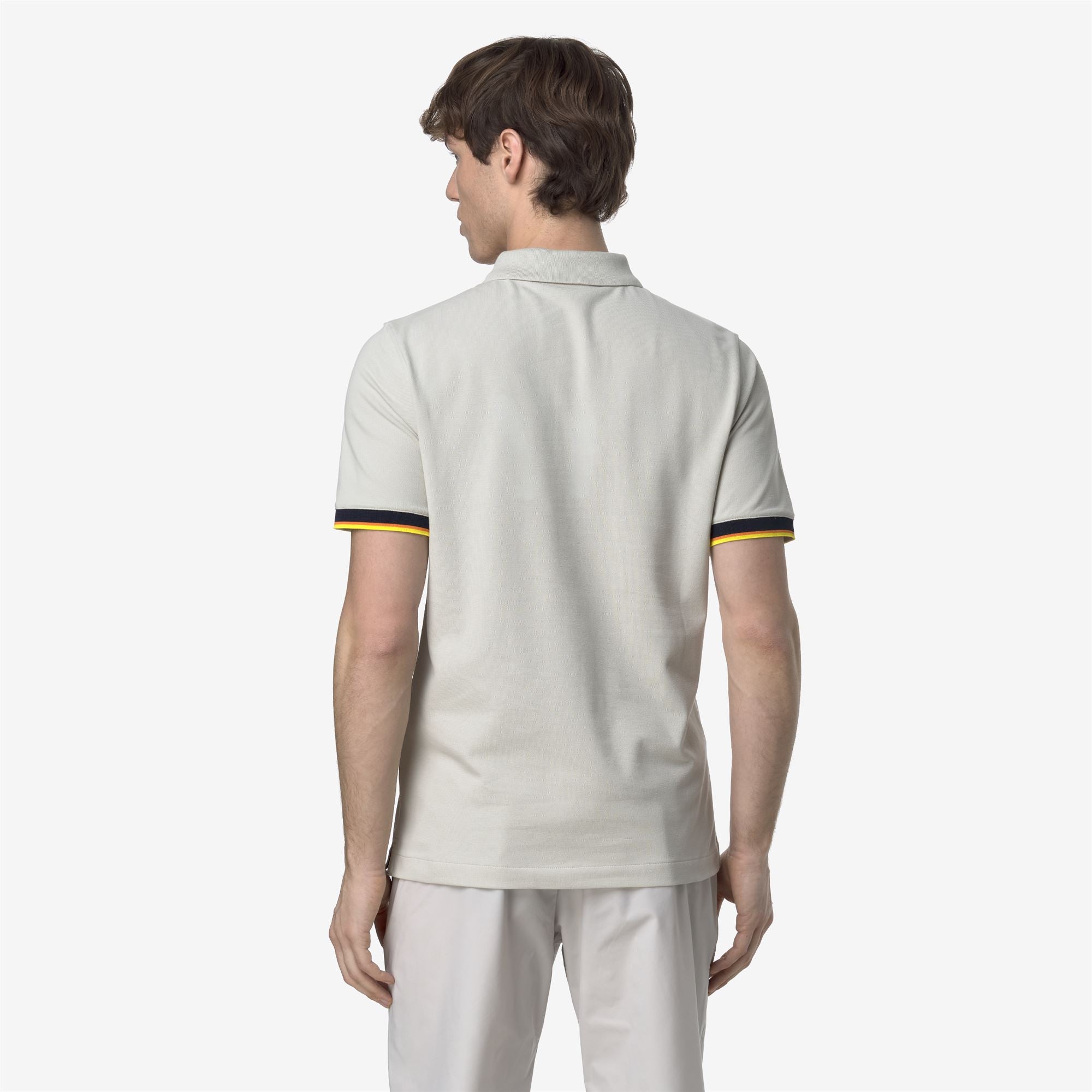 Polo Shirts_MAN_VINCENT PIQUE_Polo_BEIGE LT - Commercial 6