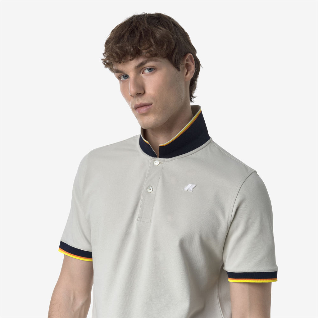 Polo Shirts_MAN_VINCENT PIQUE_Polo_BEIGE LT - Commercial 7