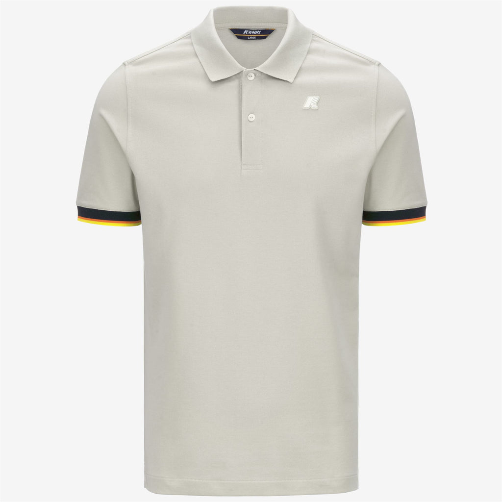 Polo Shirts_MAN_VINCENT PIQUE_Polo_BEIGE LT - Commercial 1