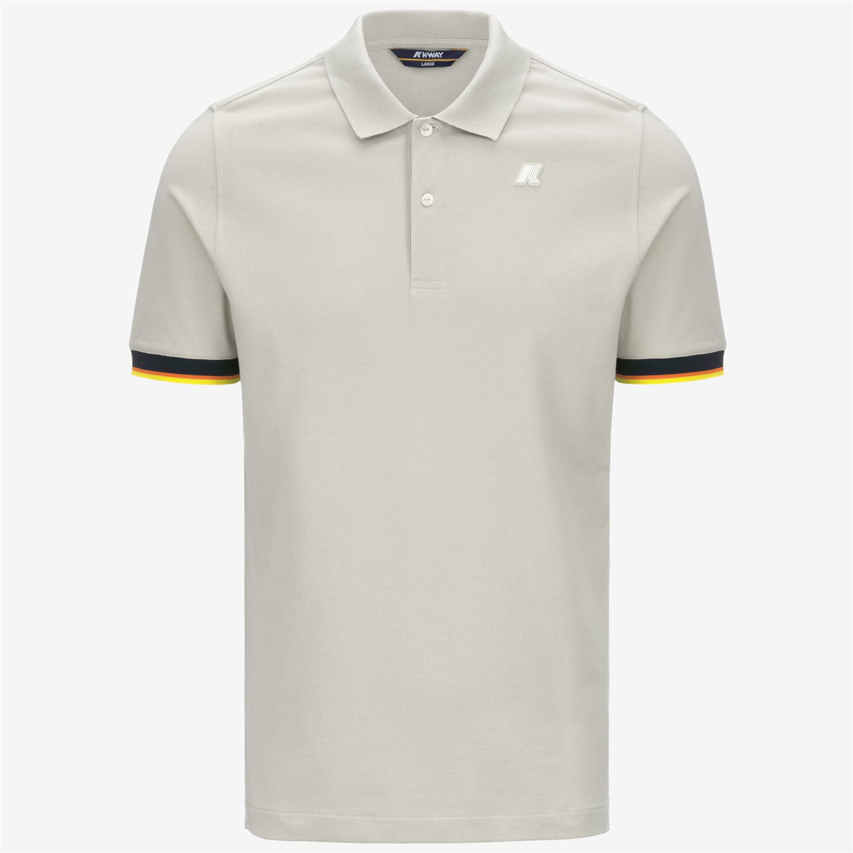 Polo Shirts_MAN_VINCENT PIQUE_Polo_BEIGE LT - Commercial 1