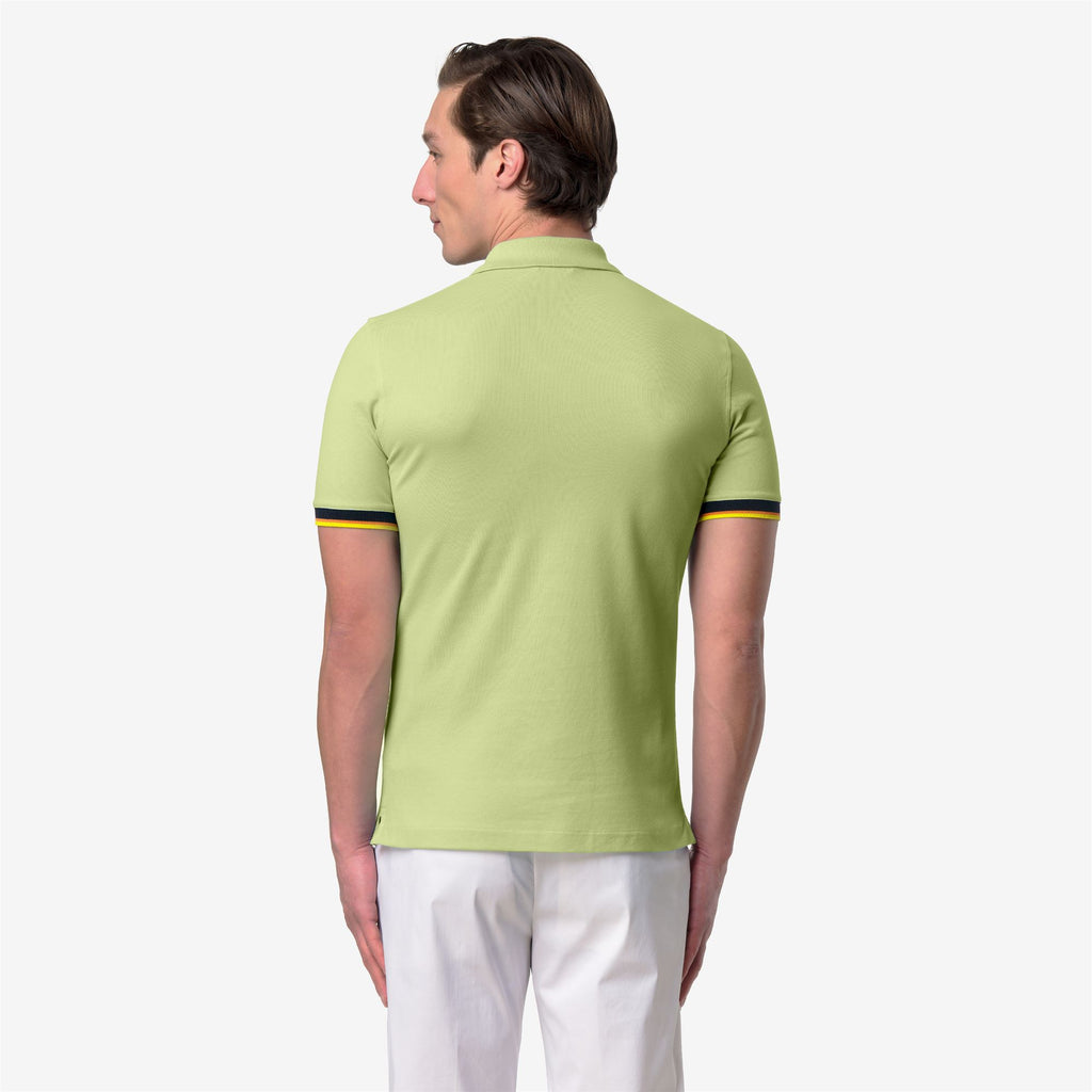 Polo Shirts_Man_VINCENT SLIM PIQUE_Polo_Green Dk Lime - Commercial 6