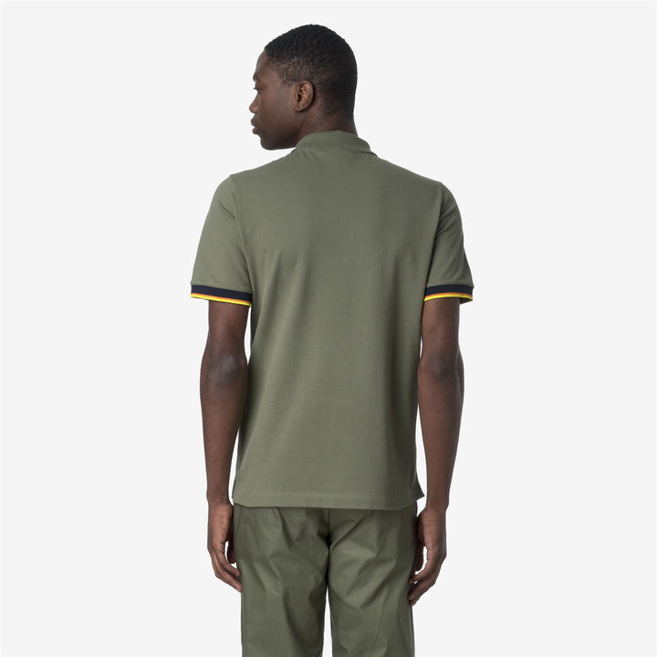VINCENT PIQUE - Polo Shirts - Polo - MAN - GREEN LICHEN 5