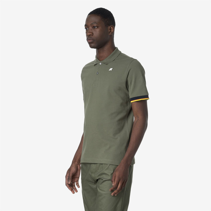 VINCENT PIQUE - Polo Shirts - Polo - MAN - GREEN LICHEN 4