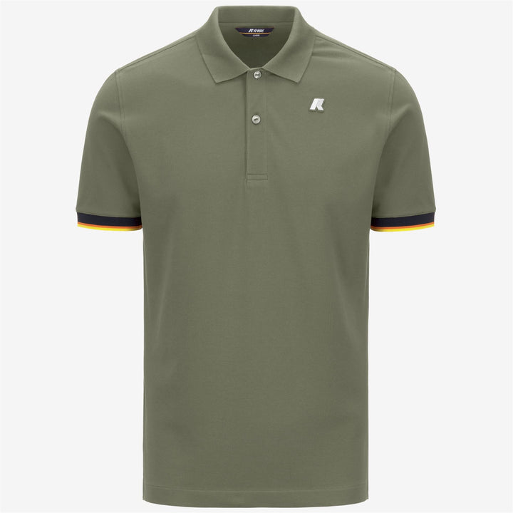 VINCENT PIQUE - Polo Shirts - Polo - MAN - GREEN LICHEN 1