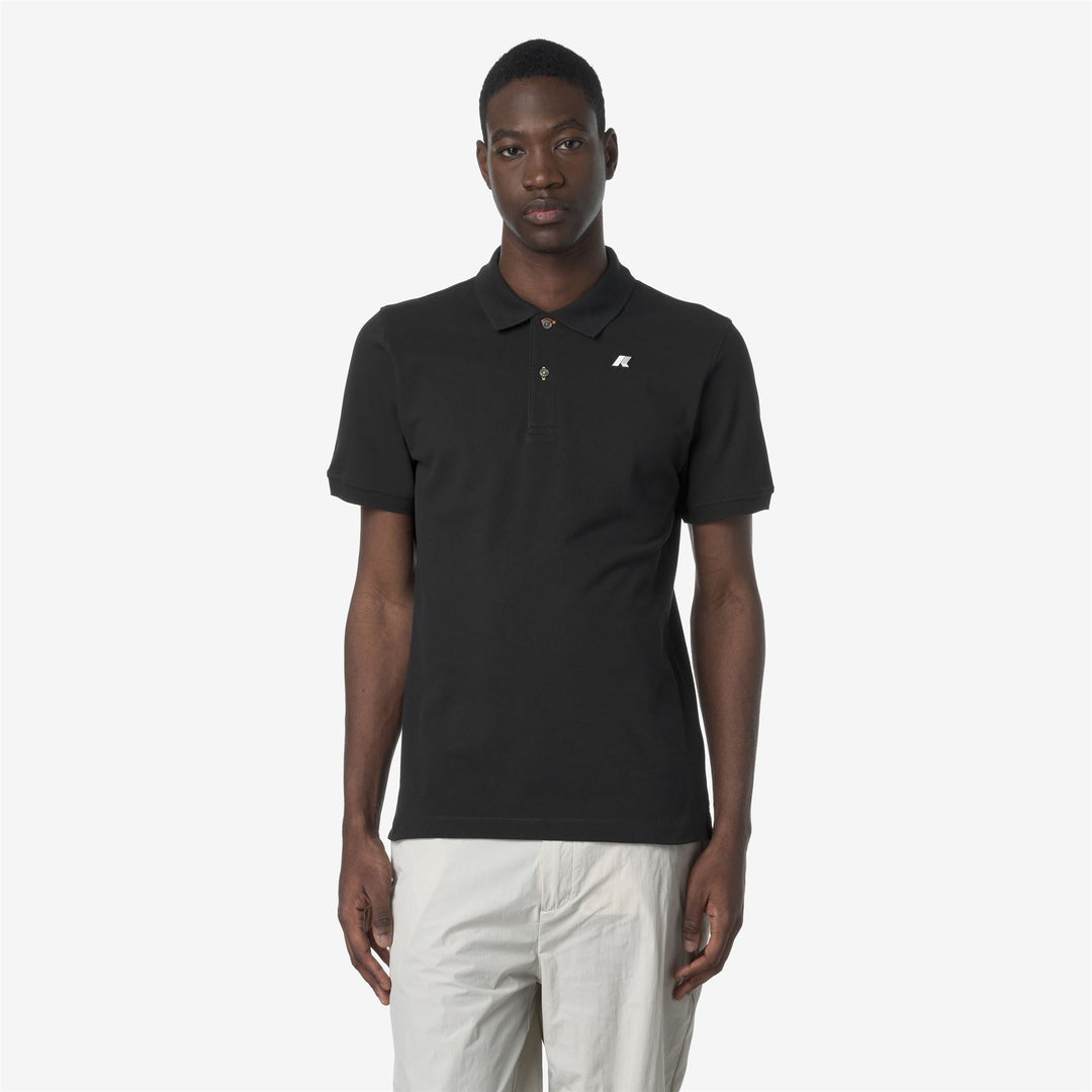 VINNIE PIQUE - Polo Shirts - Polo - MAN - BLACK PURE