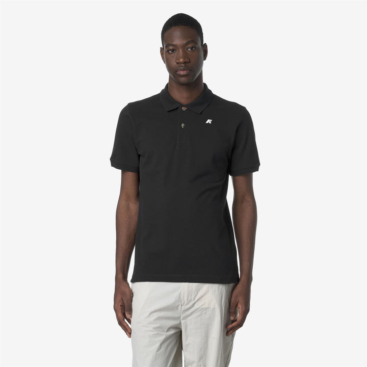 VINNIE PIQUE - Polo Shirts - Polo - MAN - BLACK PURE