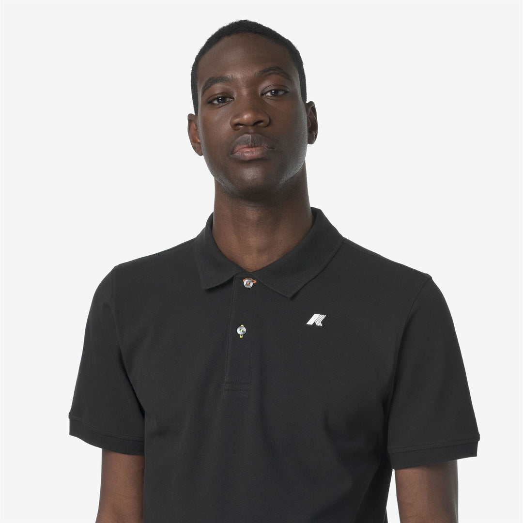 VINNIE PIQUE - Polo Shirts - Polo - MAN - BLACK PURE