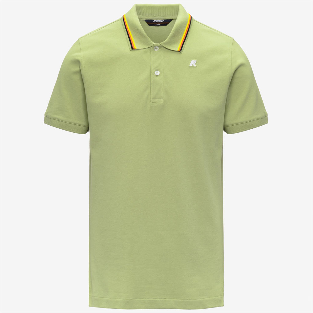 Polo Shirts_Man_JUD SLIM PIQUE_Polo_Green Dk Lime - Commercial 1