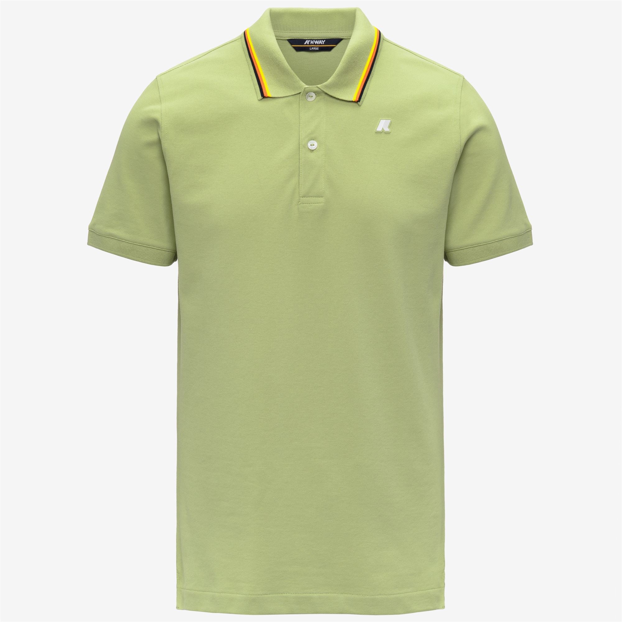 Polo Shirts_Man_JUD SLIM PIQUE_Polo_Green Dk Lime - Commercial 1