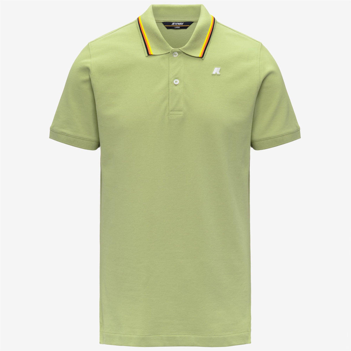 Polo Shirts_Man_JUD SLIM PIQUE_Polo_Green Dk Lime - Commercial 1