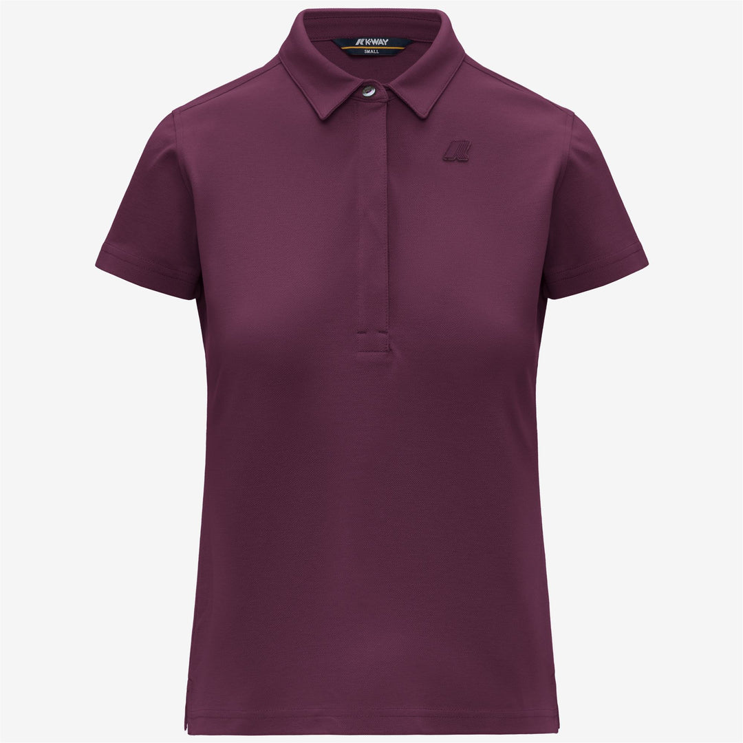 AMEDEA PIQUE SLIM - Polos - Polo - Femme - Violet Mauve Wine 01