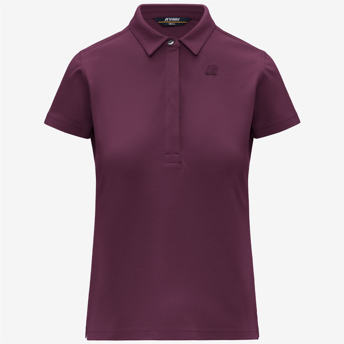 Polo Shirts_Woman_AMEDEA PIQUE SLIM_Polo_Violet Mauve Wine - Commercial 1