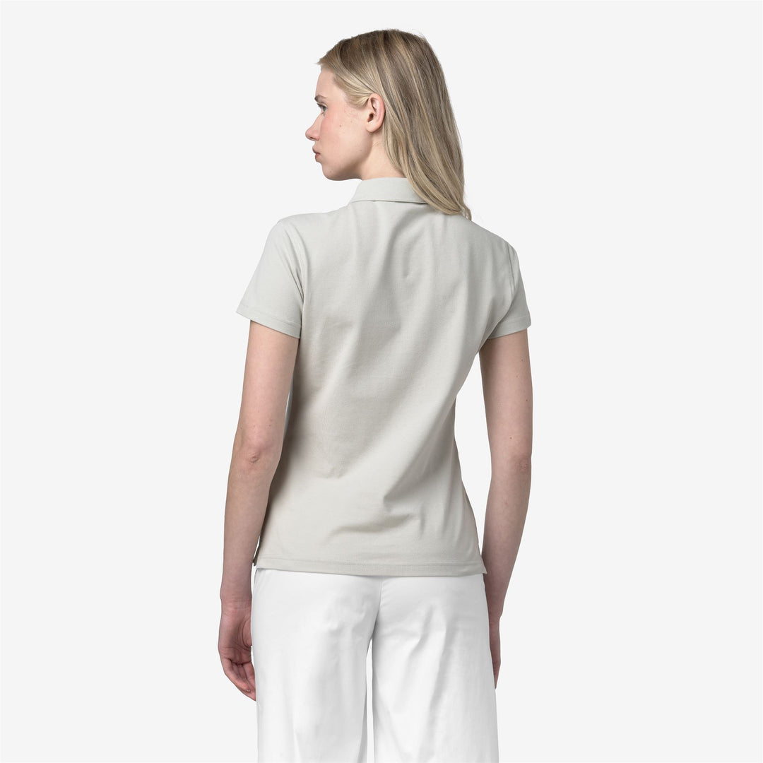 AMEDEA PIQUE SLIM - Polos - Polo - Femme - BEIGE LT main