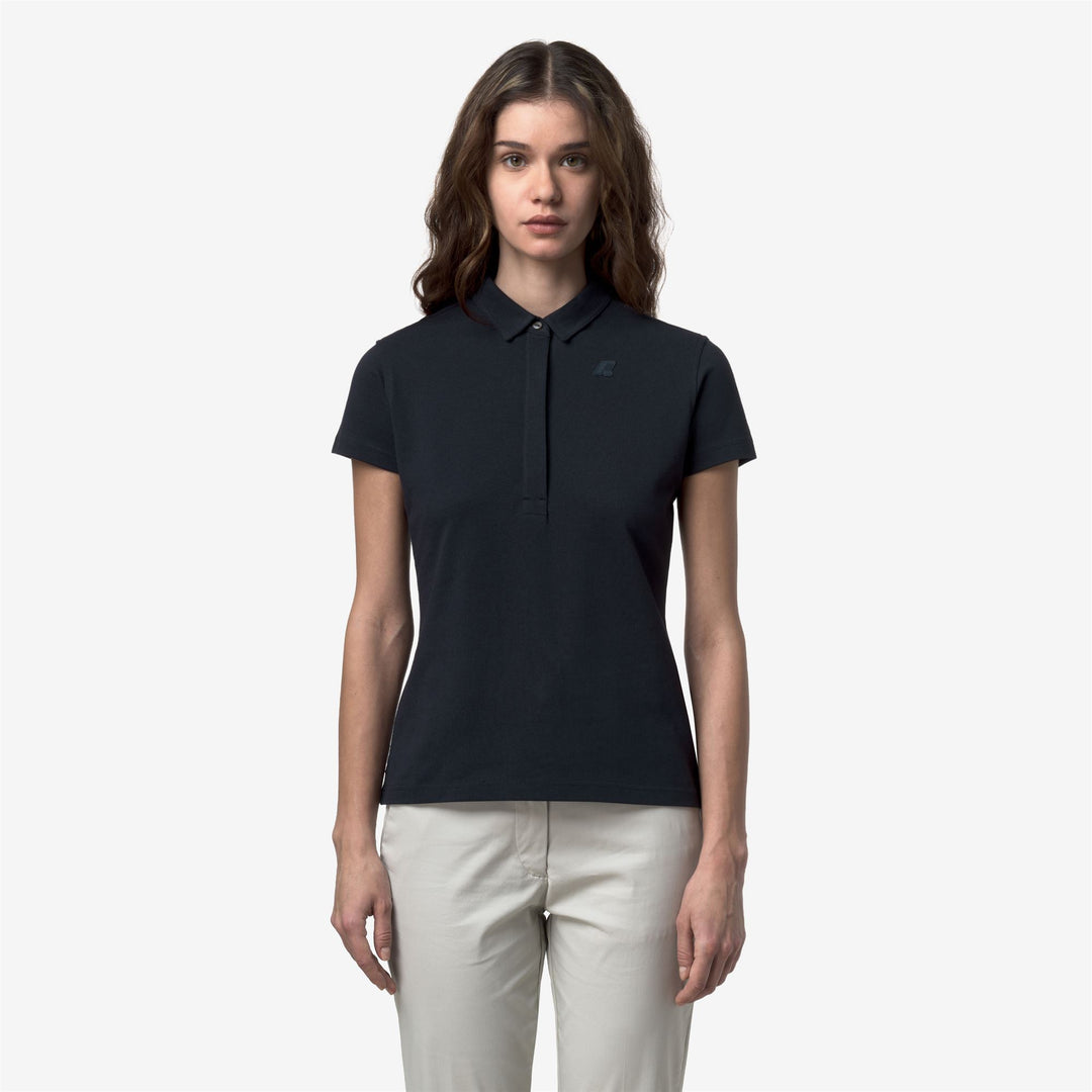 AMEDEA PIQUE SLIM - Polos - Polo - Femme - Blue Depth main