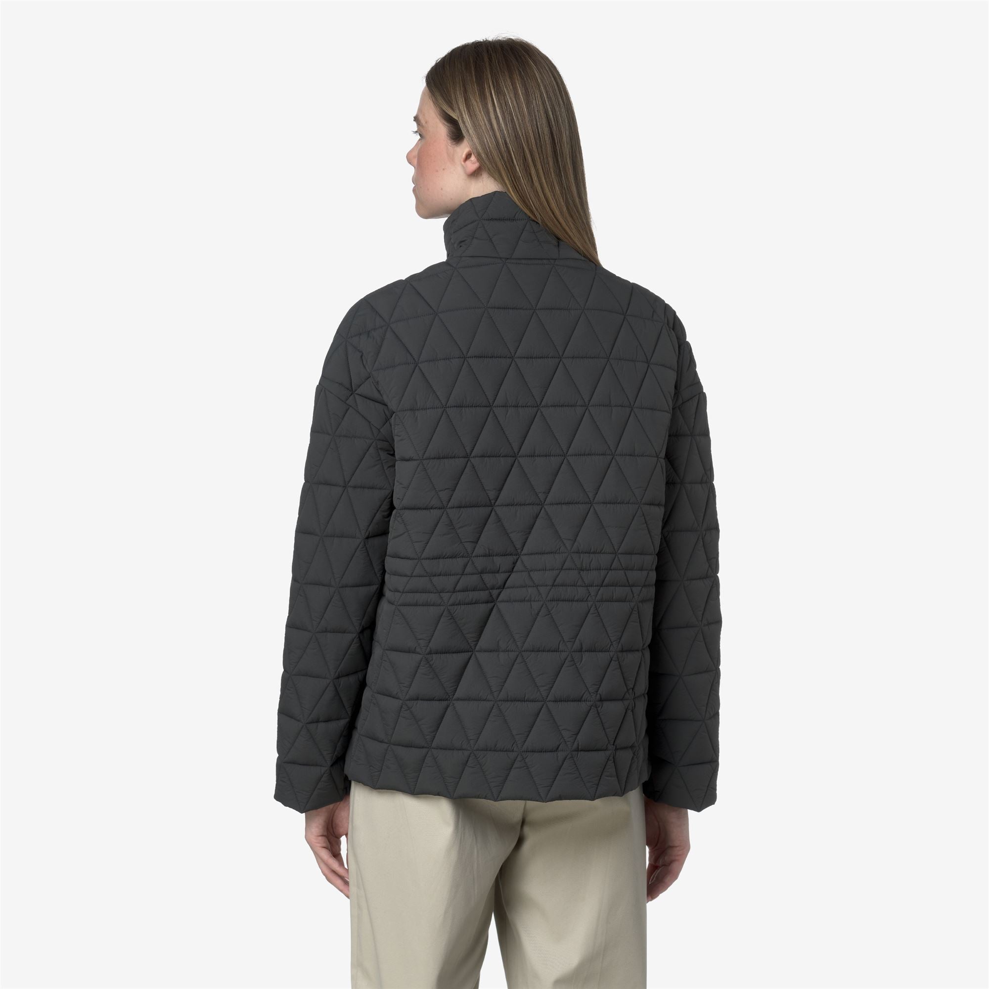 Jackets_WOMAN_SELENE DIAMOND QUILTED WARM_Mid_Grey Shadow Dk - Commercial 6