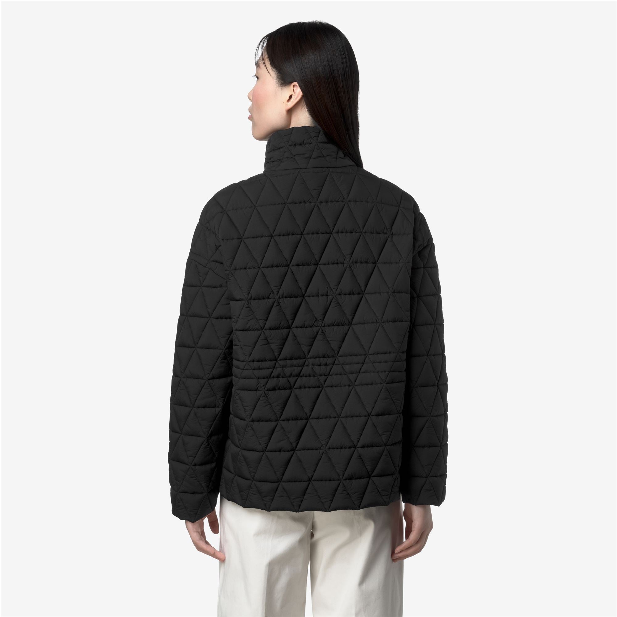 Jackets_WOMAN_SELENE DIAMOND QUILTED WARM_Mid_Black Pure - Black Pure - Commercial 6