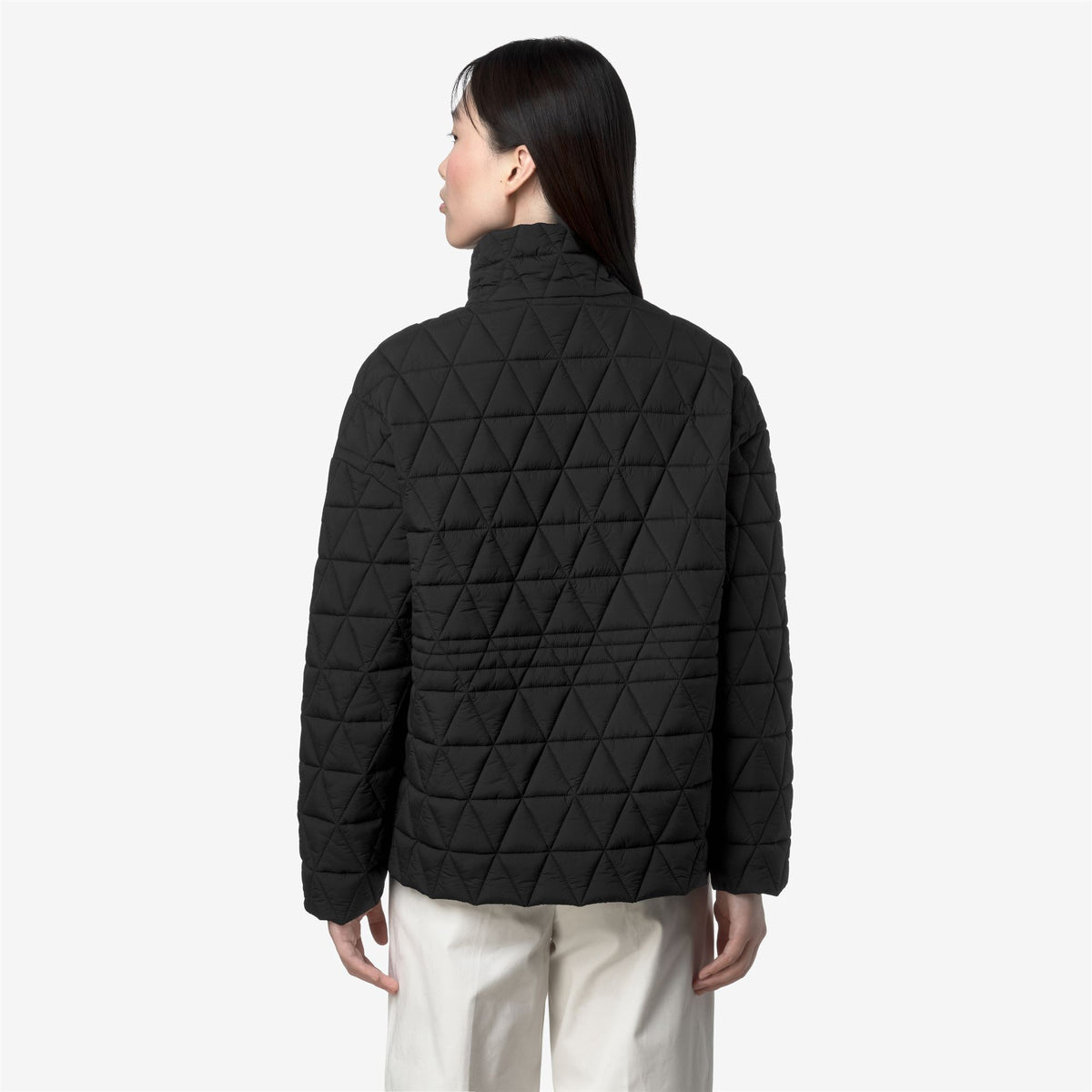 Jackets_WOMAN_SELENE DIAMOND QUILTED WARM_Mid_Black Pure - Black Pure - Commercial 6