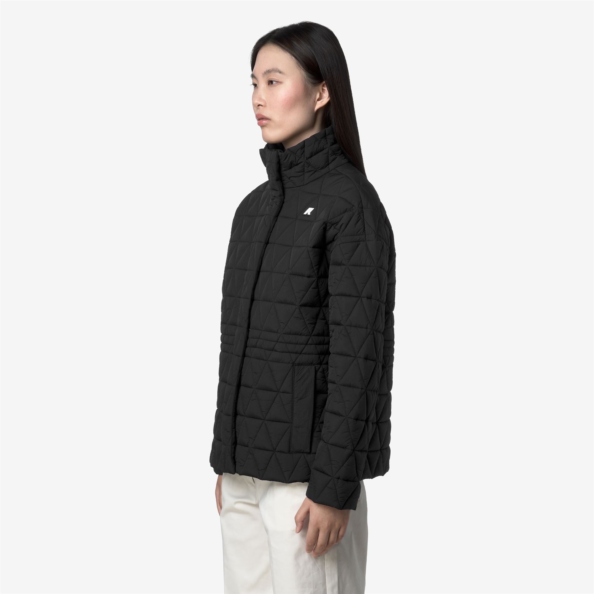 Jackets_WOMAN_SELENE DIAMOND QUILTED WARM_Mid_Black Pure - Black Pure - Commercial 5