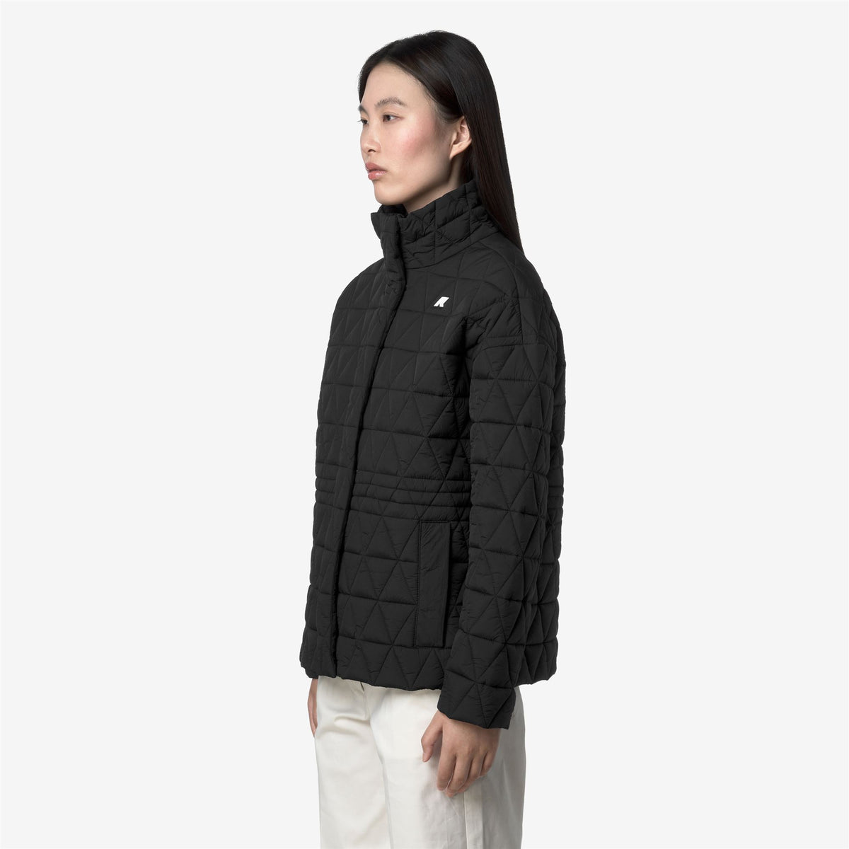 Jackets_WOMAN_SELENE DIAMOND QUILTED WARM_Mid_Black Pure - Black Pure - Commercial 5