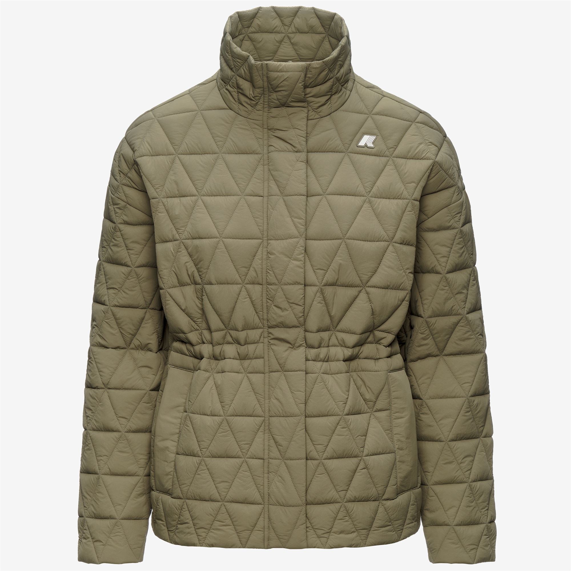 Jackets_Woman_SELENE DIAMOND QUILTED WARM_Mid_Green Army - Commercial 1