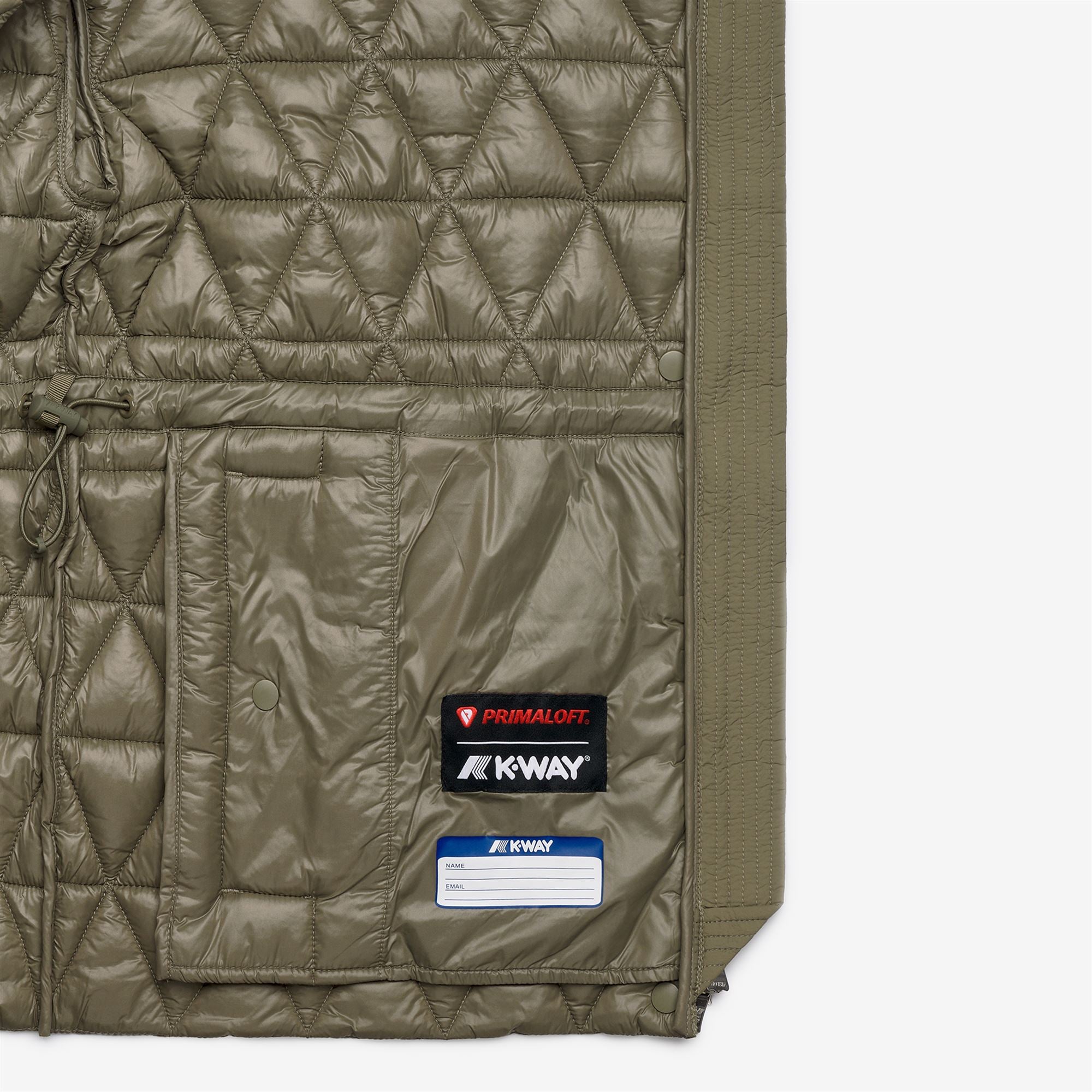 Jackets_Woman_SELENE DIAMOND QUILTED WARM_Mid_Green Army - Commercial 2
