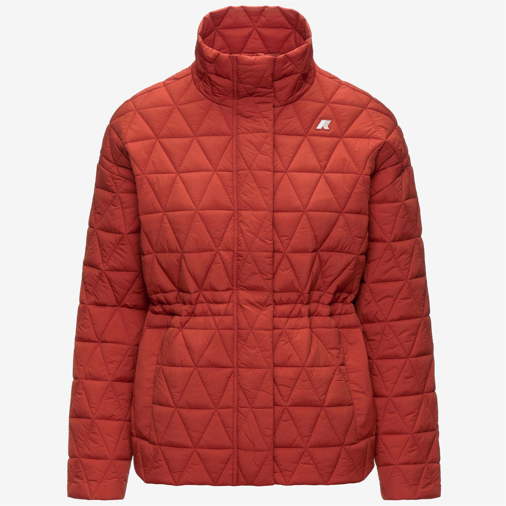 Jackets_Woman_SELENE DIAMOND QUILTED WARM_Mid_Red Dk Chili - Commercial 1
