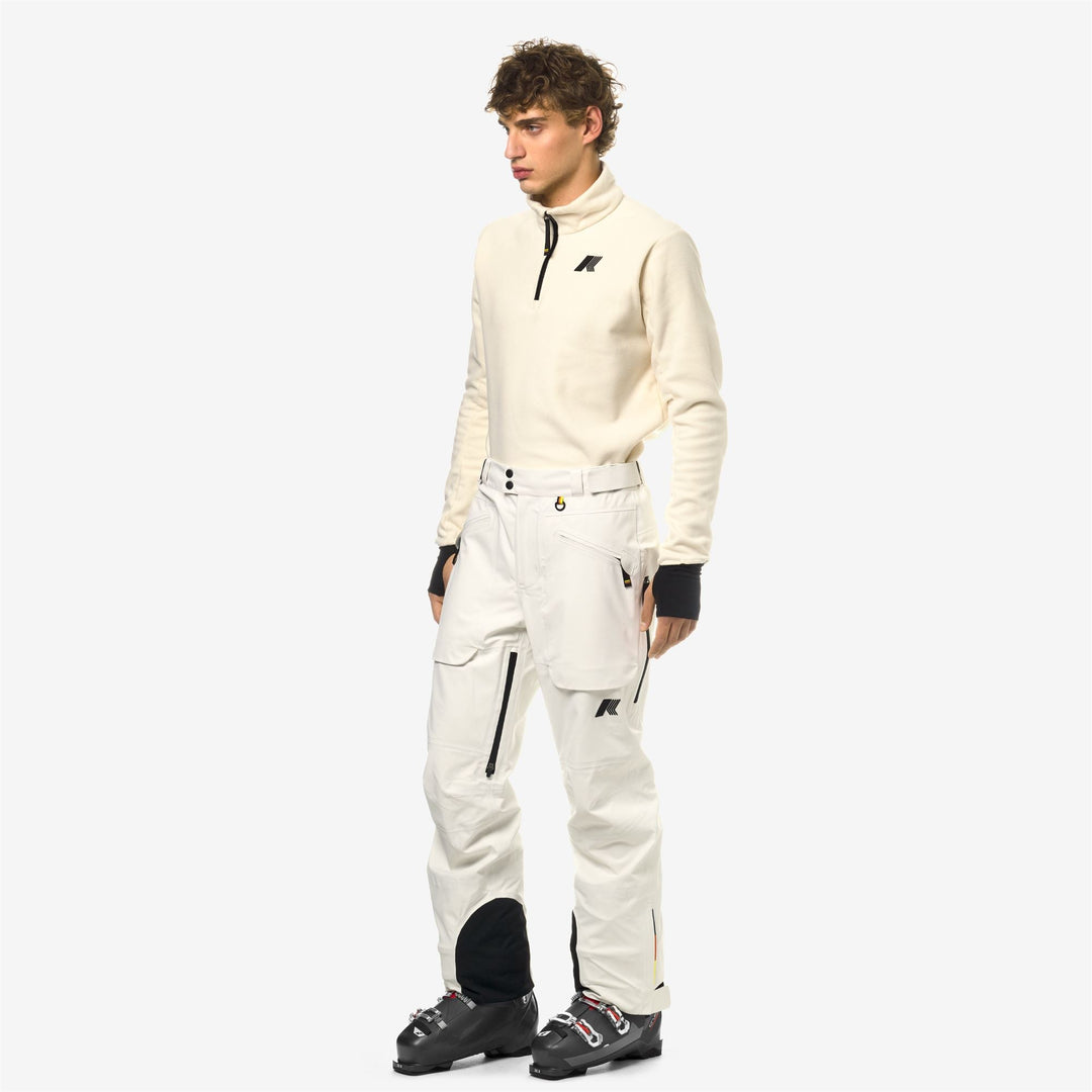 AUSSOIS MICRO TWILL 3 LAYERS - Pants - Sport Trousers - MAN - WHITE GARDENIA