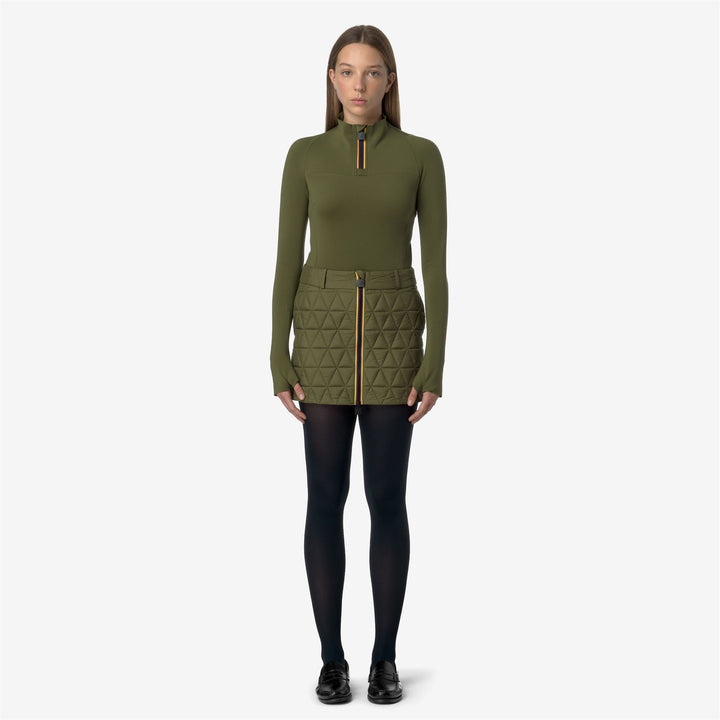 MINIKI TECH THERMO LIGHT - Skirts - Short - WOMAN - GREEN WINTER