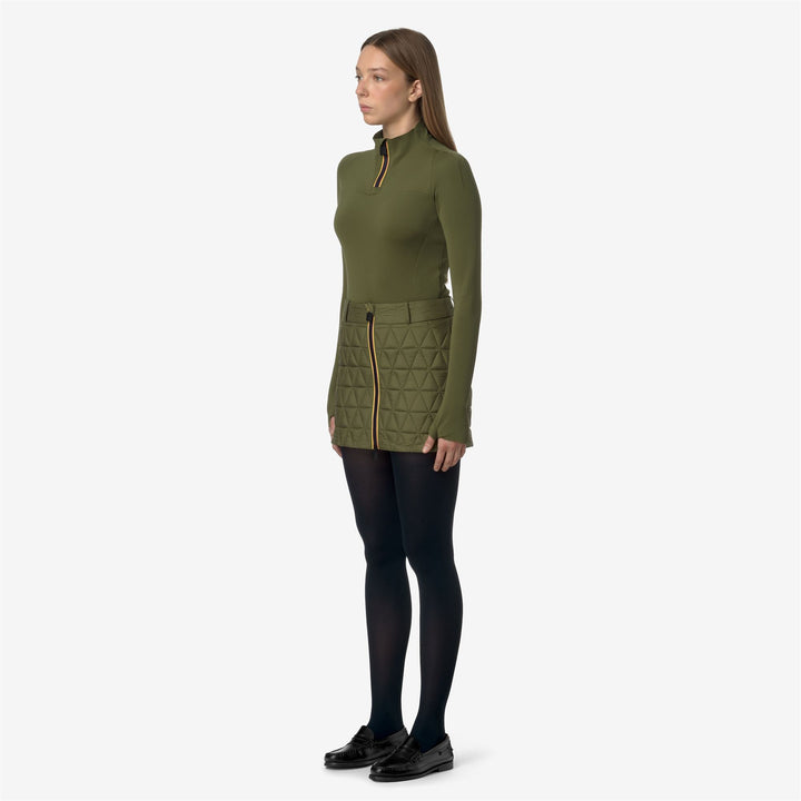 MINIKI TECH THERMO LIGHT - Skirts - Short - WOMAN - GREEN WINTER