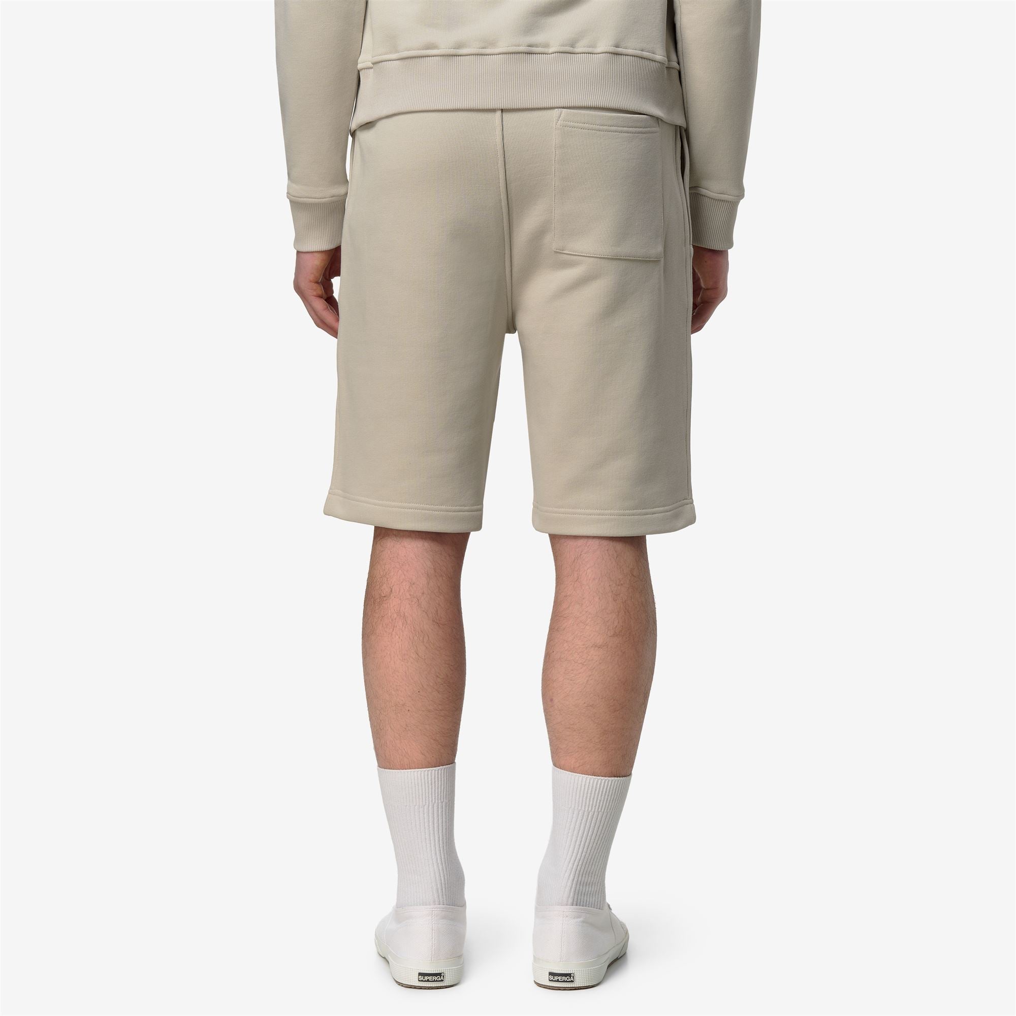 Shorts_Man_ERIK FRENCH TERRY_Sport Shorts_BEIGE LT - Commercial 6