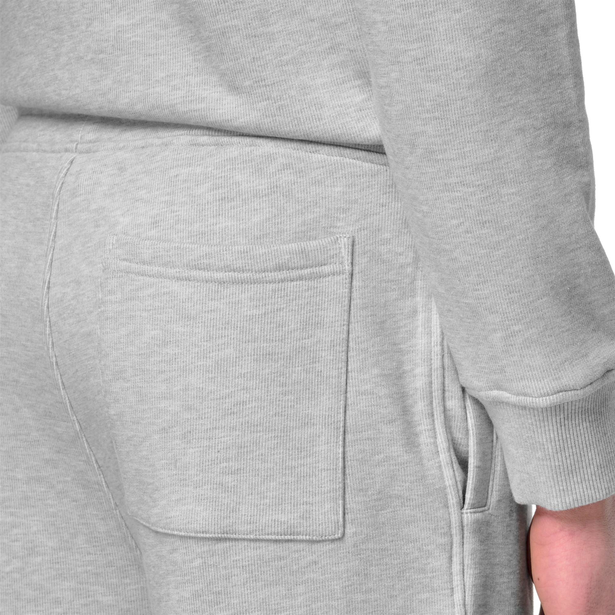 Shorts_Man_ERIK FRENCH TERRY_Sport Shorts_GREY MID MEL - Commercial 7
