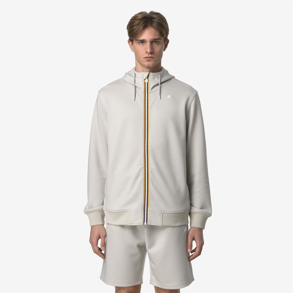 Fleece_MAN_RAINER LIGHT SPACER_Jacket_BEIGE LT - Commercial 4