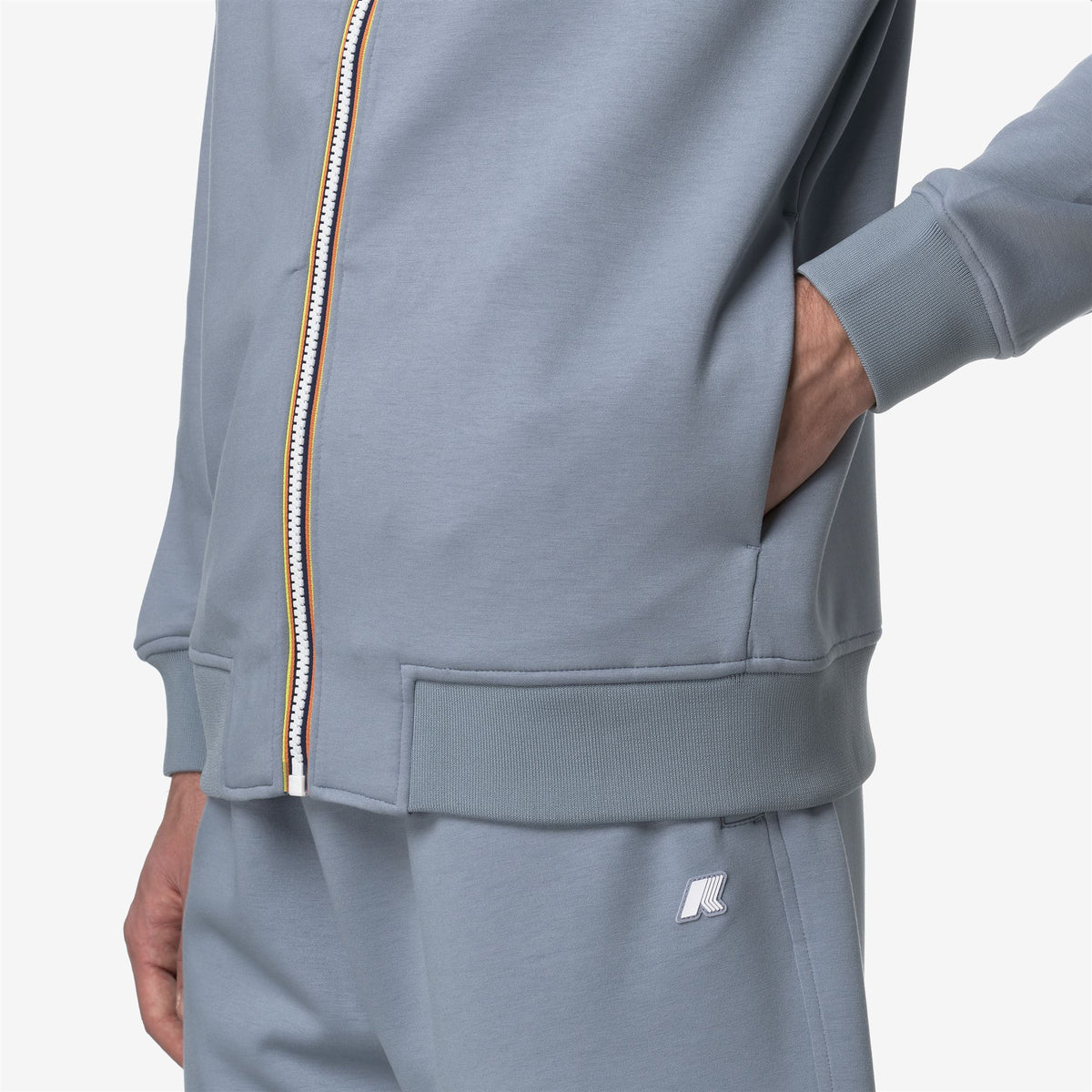 Fleece_MAN_RAINER LIGHT SPACER_Jacket_Grey Md - Commercial 7