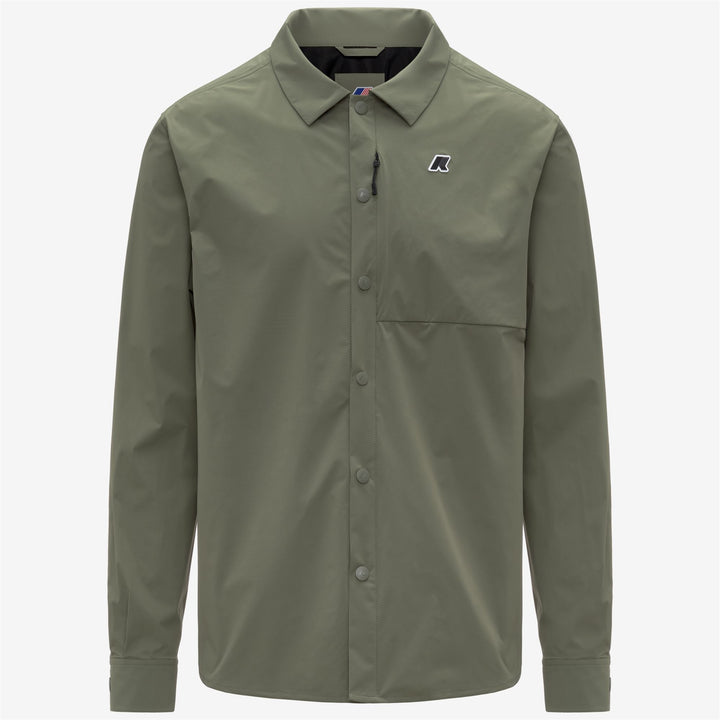 RECHER - Chemises - Long - Homme - Green Lichen 1