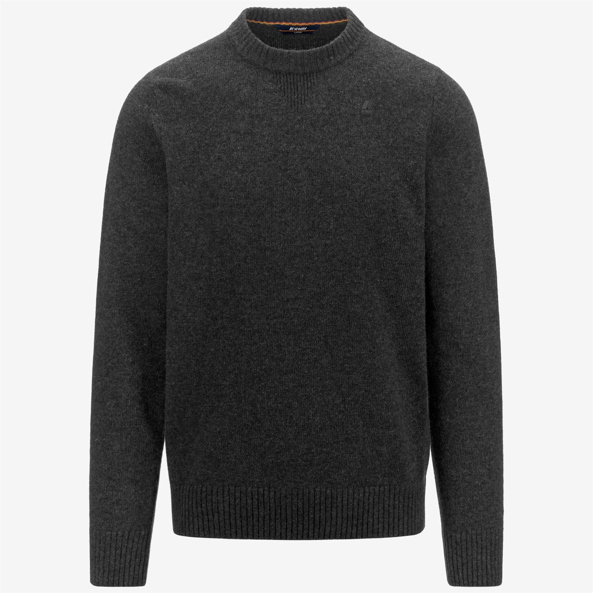 Knitwear_MAN_SEBASTIEN LAMBSWOOL_Pull Over_BLACK OYSTER - Commercial 1